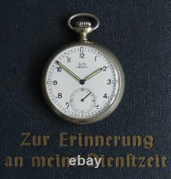 Wwii German Kriegsmarine U-boat Battleship Crew Watch K. M. Alpina