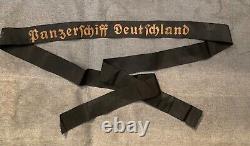 Wwii Ww2 Kriegsmarine Wehrmacht Military German Navy Naval Cap Tally Ribbon