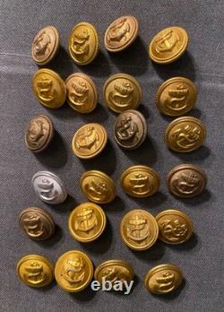 Wwii Ww2 Kriegsmarine Wehrmacht Military German Navy Naval U-boat Jacket Buttons