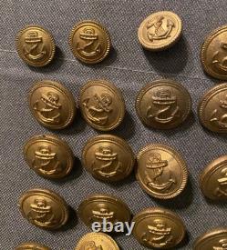 Wwii Ww2 Kriegsmarine Wehrmacht Military German Navy Naval U-boat Jacket Buttons