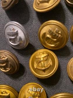 Wwii Ww2 Kriegsmarine Wehrmacht Military German Navy Naval U-boat Jacket Buttons