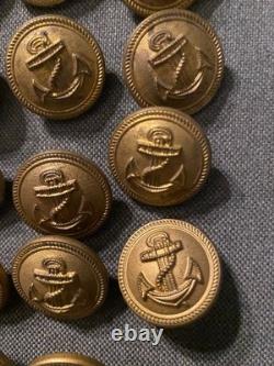 Wwii Ww2 Kriegsmarine Wehrmacht Military German Navy Naval U-boat Jacket Buttons