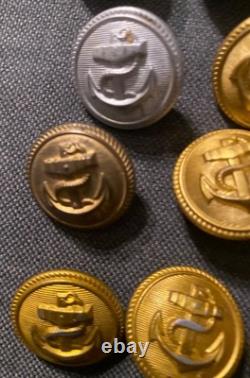 Wwii Ww2 Kriegsmarine Wehrmacht Military German Navy Naval U-boat Jacket Buttons