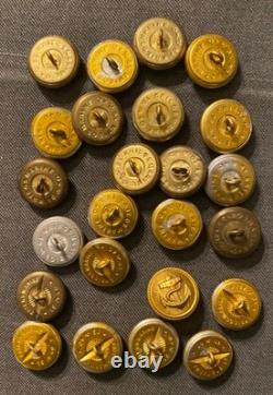 Wwii Ww2 Kriegsmarine Wehrmacht Military German Navy Naval U-boat Jacket Buttons