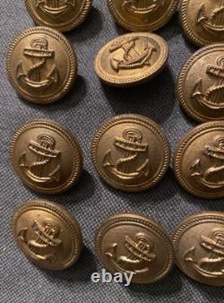 Wwii Ww2 Kriegsmarine Wehrmacht Military German Navy Naval U-boat Jacket Buttons