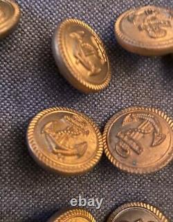 Wwii Ww2 Kriegsmarine Wehrmacht Military German Navy Naval U-boat Jacket Buttons