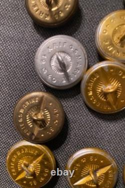 Wwii Ww2 Kriegsmarine Wehrmacht Military German Navy Naval U-boat Jacket Buttons