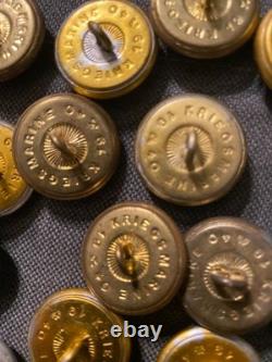 Wwii Ww2 Kriegsmarine Wehrmacht Military German Navy Naval U-boat Jacket Buttons