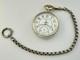 Zenith U-boat Kriegsmarine German Navy WWII Vintage Swiss Silver Pocket Watch