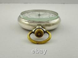 Zenith U-boat Kriegsmarine German Navy WWII Vintage Swiss Silver Pocket Watch