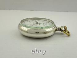 Zenith U-boat Kriegsmarine German Navy WWII Vintage Swiss Silver Pocket Watch