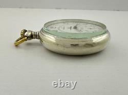Zenith U-boat Kriegsmarine German Navy WWII Vintage Swiss Silver Pocket Watch