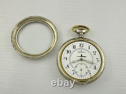 Zenith U-boat Kriegsmarine German Navy WWII Vintage Swiss Silver Pocket Watch