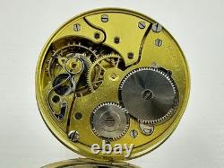 Zenith U-boat Kriegsmarine German Navy WWII Vintage Swiss Silver Pocket Watch