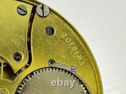 Zenith U-boat Kriegsmarine German Navy WWII Vintage Swiss Silver Pocket Watch